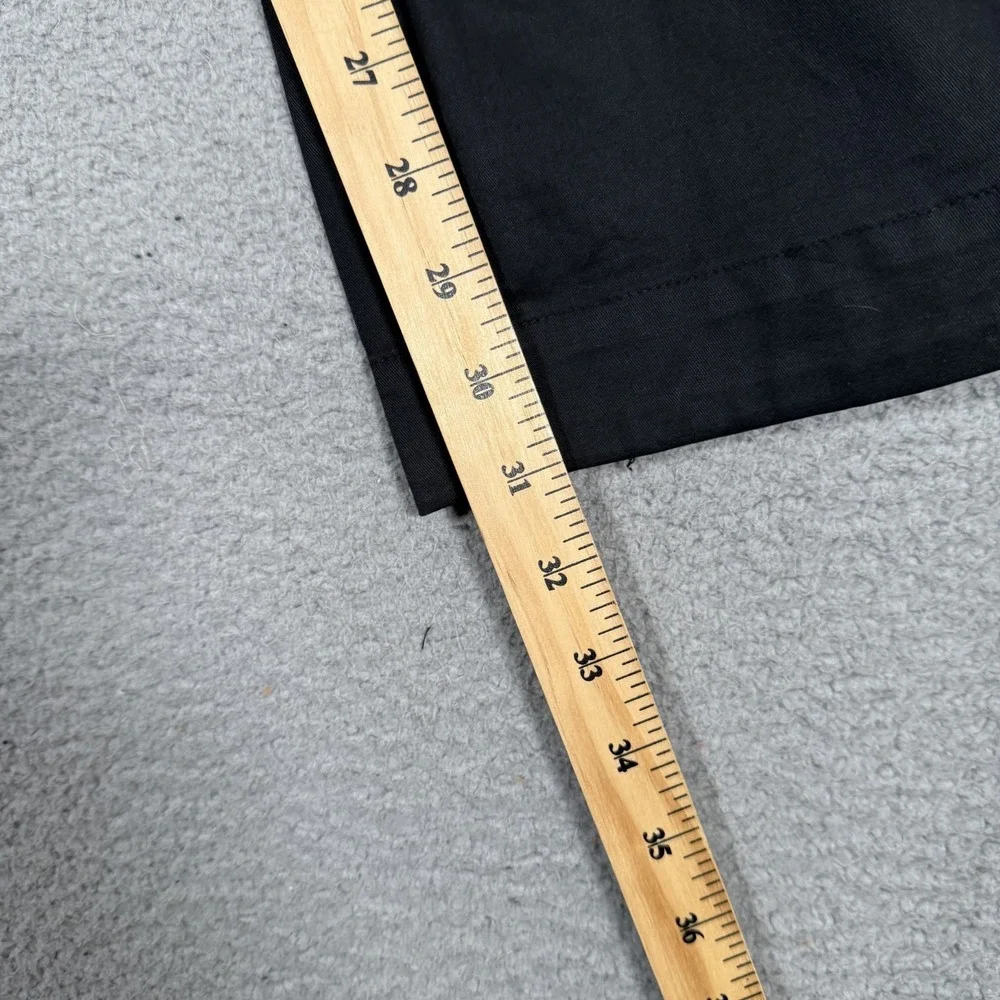 RLX Ralph Lauren Pants Mens 32x31 Black Ankle Zip‎ Golf Chino Straight Fit Logo